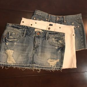 Set of Three Denim Skirts 💙💙💙
